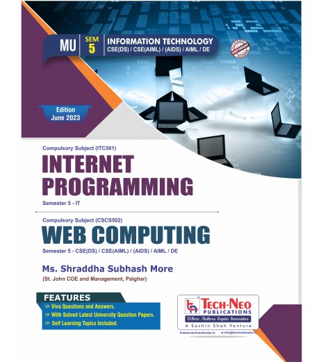 Internet Programming Third Year Sem 5 IT Engg TechNeo Publication | Mumbai University